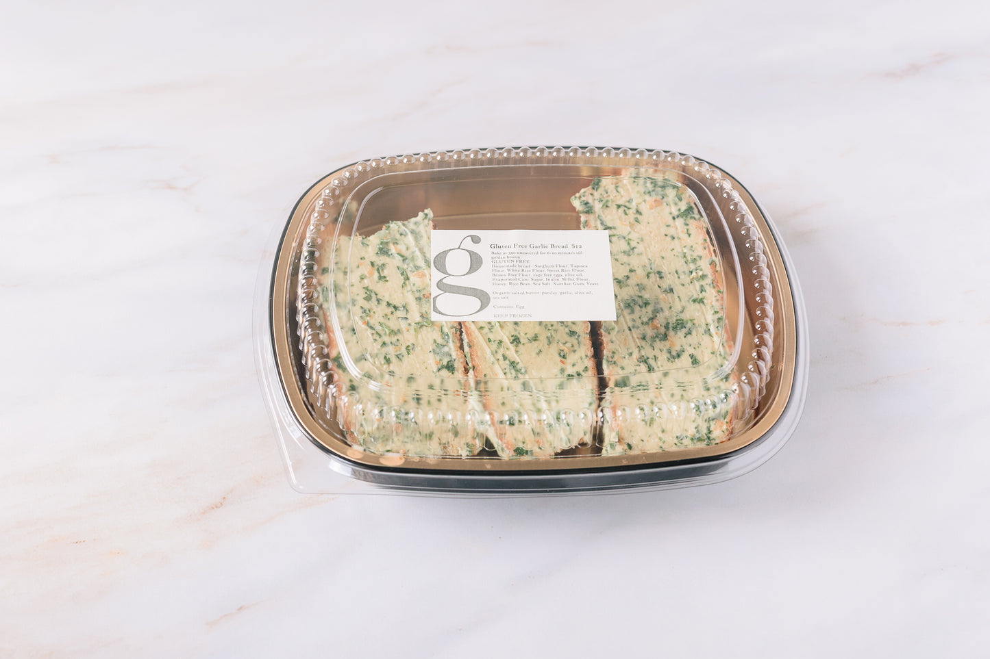 Gluten Free Garlic Bread 3/19