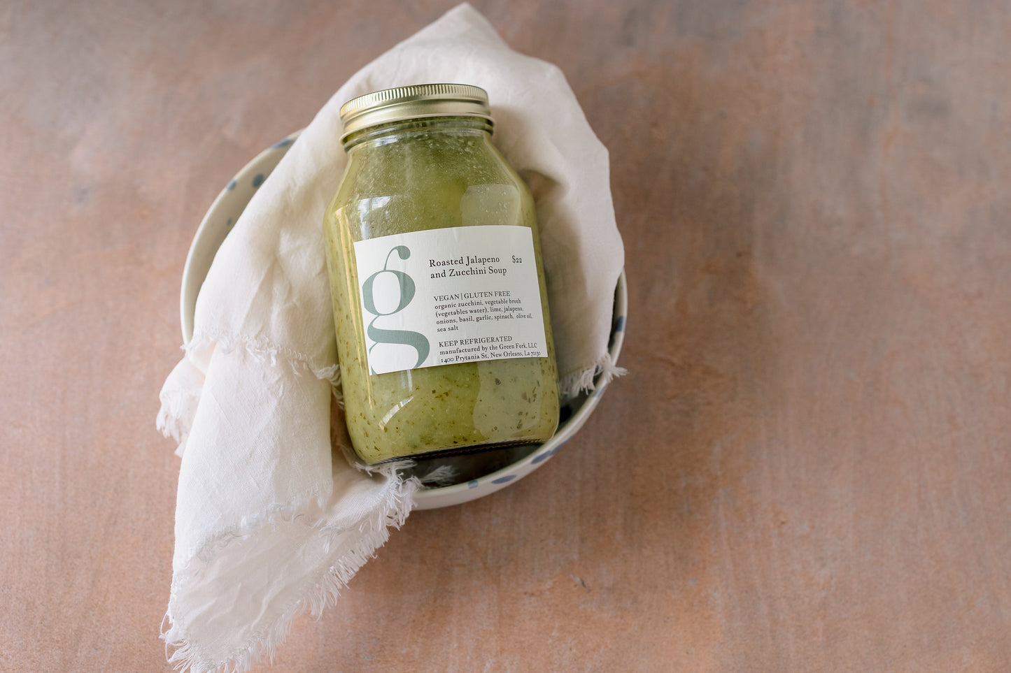 Roasted Jalapeno & Zucchini Soup