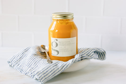 Sweet Potato & Garlic Soup